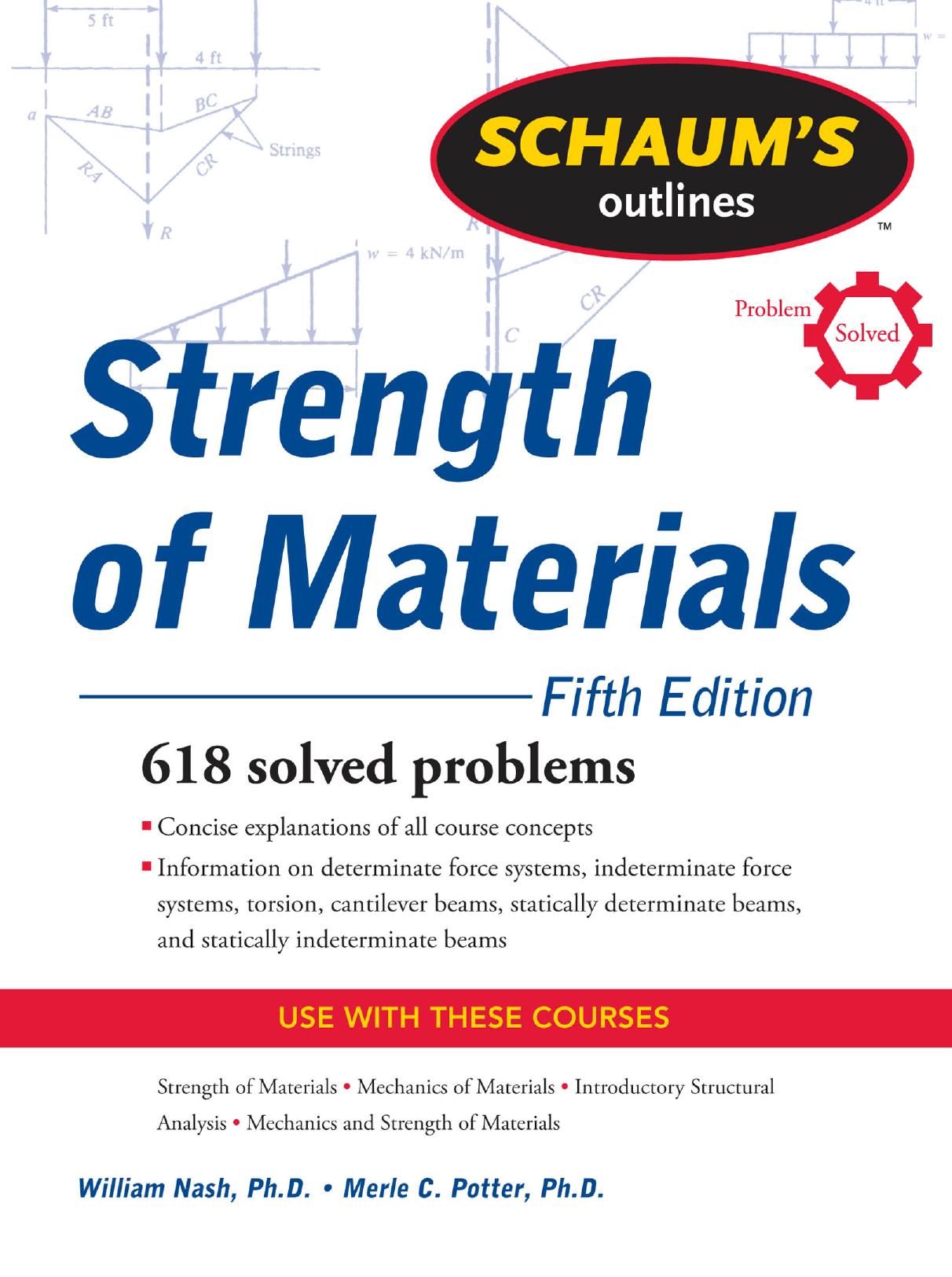 Schaum's Outline of Strength of Materials (5th Ed)