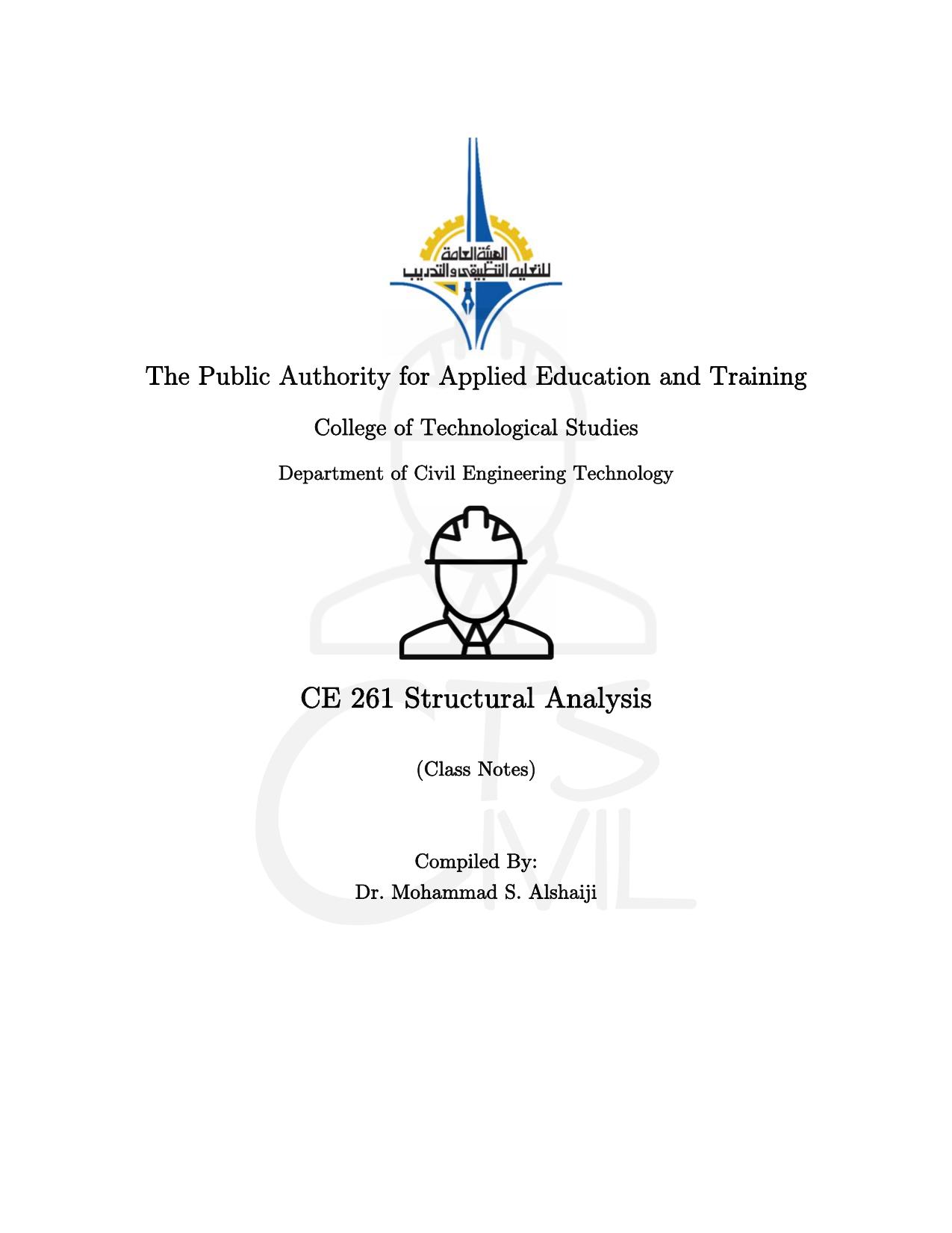 Structural Analysis Notes