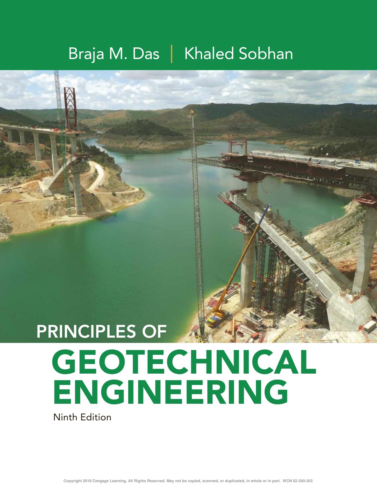 Principles of Geotechnical Engineering (9th Ed)